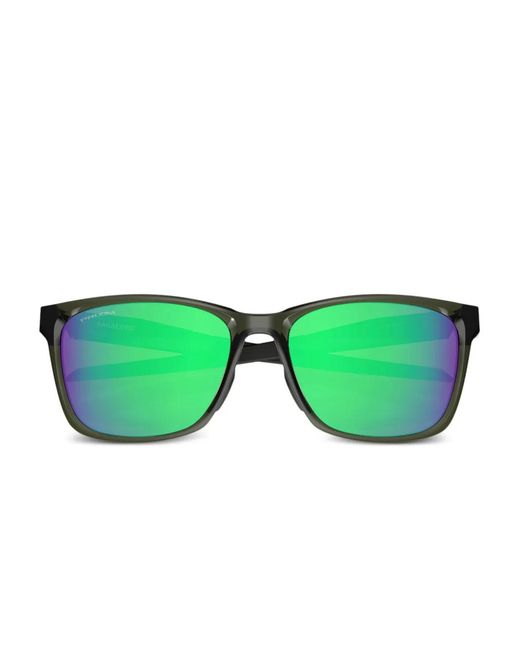 Oakley Green Square-Frame Sunglasses