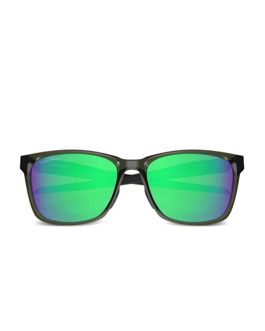 Oakley Green Square-Frame Sunglasses