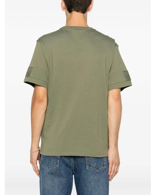K-Way Green Fantome Sleeve-Label T-Shirt for men