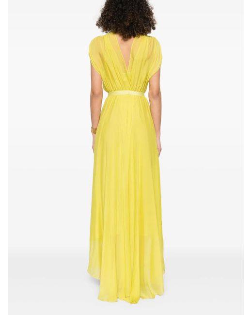 Forte Forte Yellow Maxikleid Aus Seide