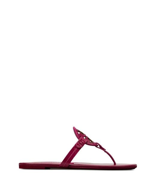 Tory Burch Pink Miller Cut-Out Miller Sandals