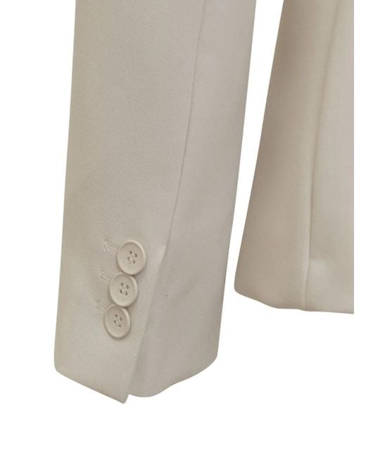 Max Mara White Uva Blazer