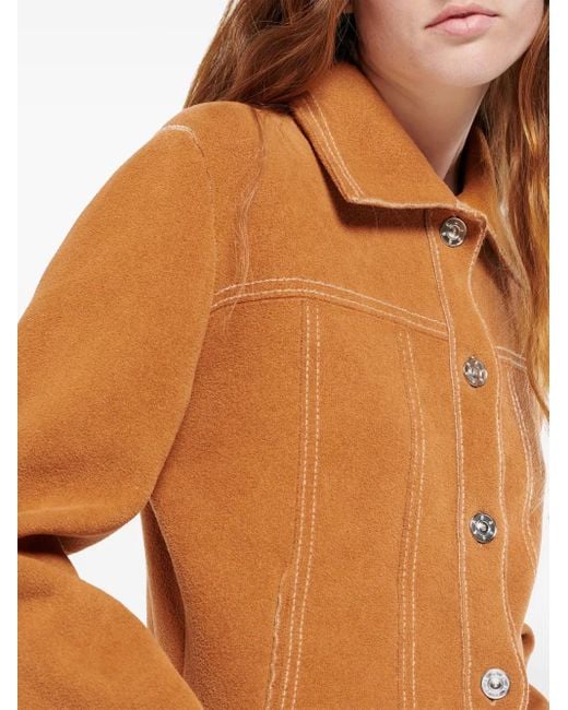 Chaqueta Con Botones Barrie de color Orange