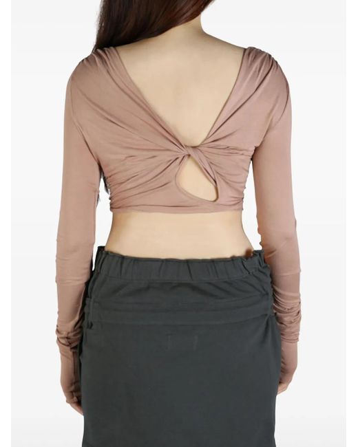 Rick Owens Draped Top White
