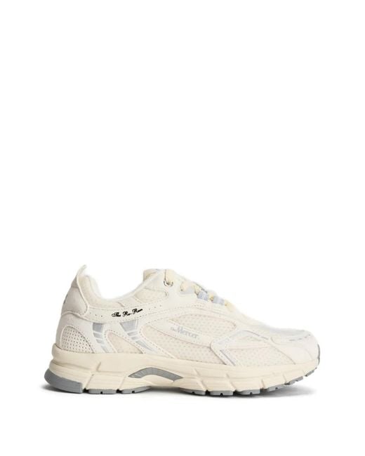 The Mercer Brand White The Re-Run Panelled Sneakers