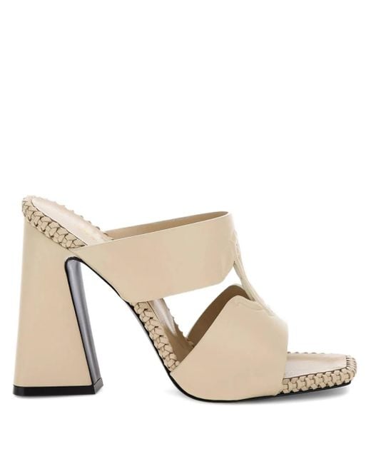 Roberto Cavalli ブロックヒール サンダル Natural