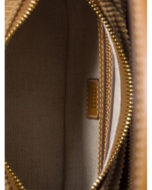 Miu Miu Brown Corduroy Shoulder Bag