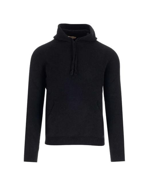 Al Duca D'aosta Blue Raglan-Sleeve Hoodie for men