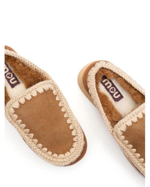 Mou Brown Bold Slippers