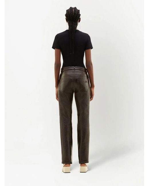 Courreges Straight Broek in het Gray