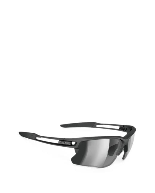 Salice White Geometric-Frame Sunglasses for men