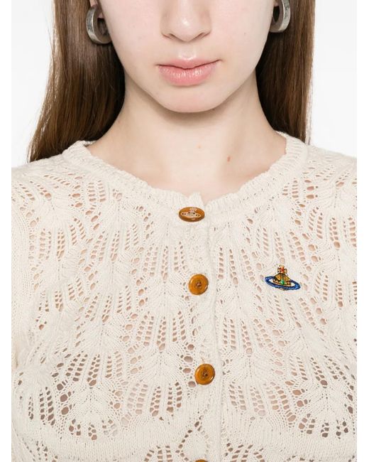 Vivienne Westwood White Ella Cardigan