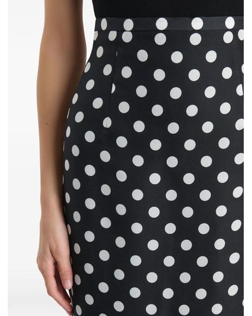 Khaite White Winton Skirt