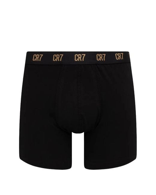 Cristiano Ronaldo CR7 Black Logo-Waistband Boxer Briefs (Set Of Seven) for men