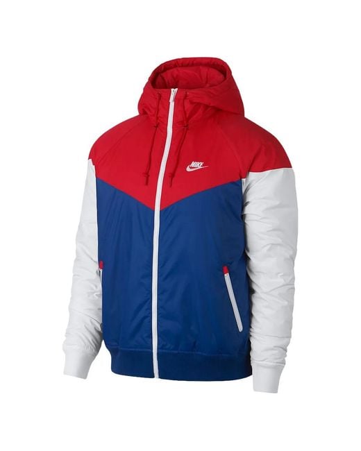 Chaqueta Windrunner Con Capucha Nike de hombre de color Red