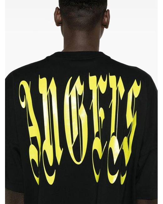 Palm Angels Black T-Shirts for men