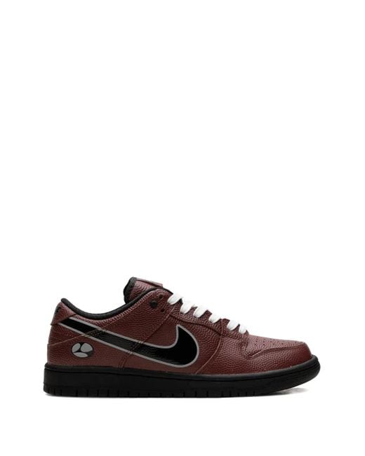 Nike Brown Sb Dunk Low Leather "Limosine Skateboard" Sneakers for men
