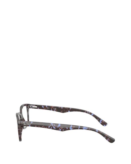 Ray-Ban White Tortoiseshell Rectangle Glasses