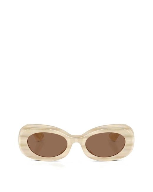 Oliver Peoples Natural 1992C Oval-Frame Sunglasses