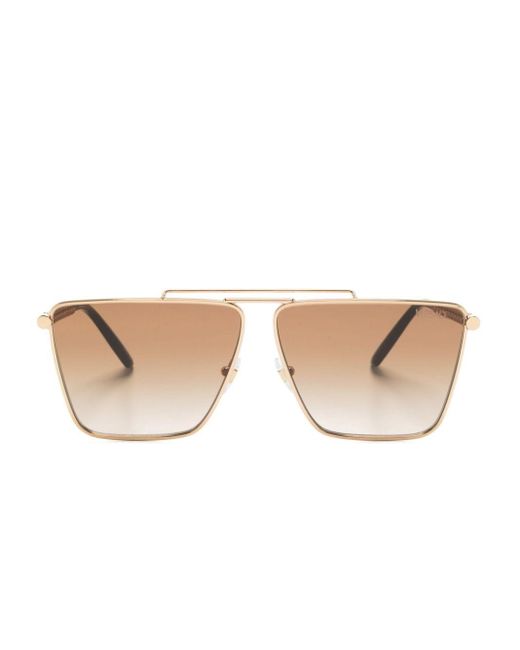 Versace Natural Oversize-frame Sunglasses for men
