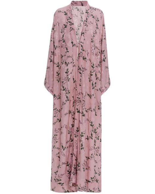Agua Bendita Purple Amada Wisteria Maxi Dress