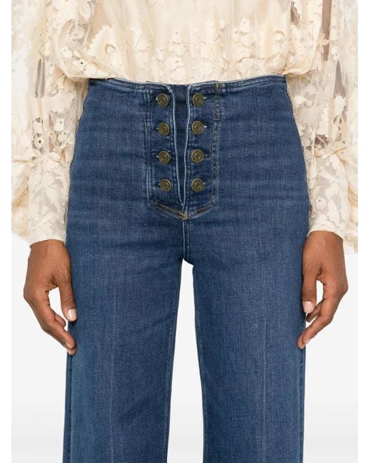 FRAME Le Slim Palazzo Sailor ジーンズ Blue