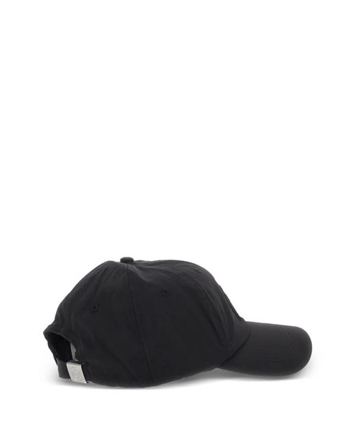 Stone Island Black Baseball Cap for men