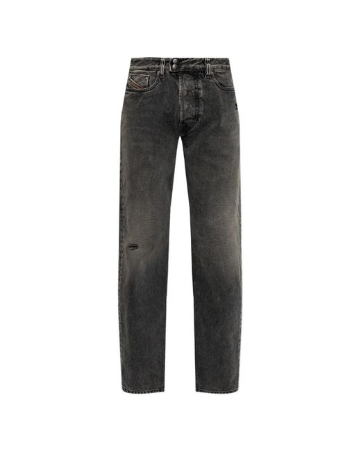 DIESEL Black 1980 D-Eeper-Ra Ripped Jeans for men