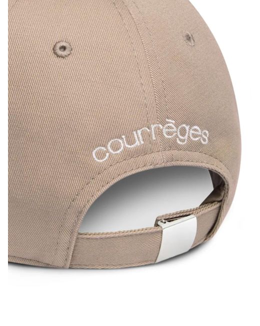 Courreges ロゴ キャップ Natural