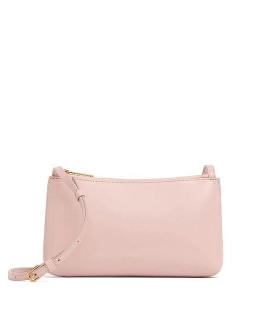 Mansur Gavriel Pink Mini Gaia Crossbody Bag