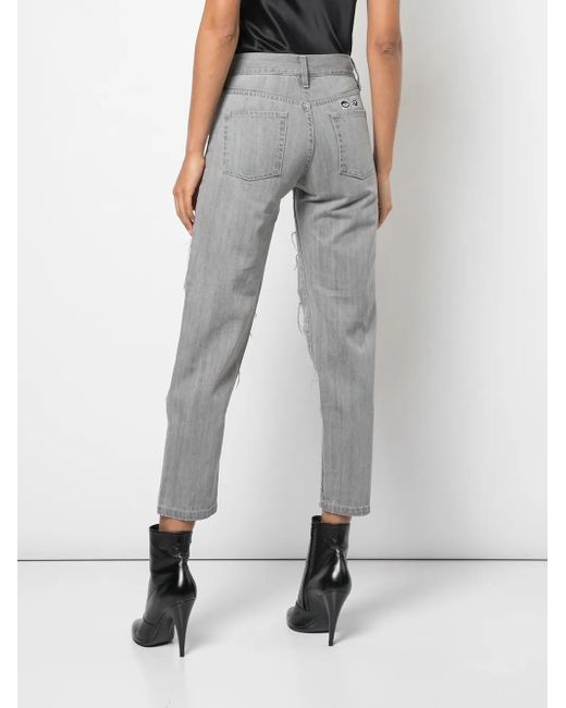 Haculla Gray Cut Out Jeans