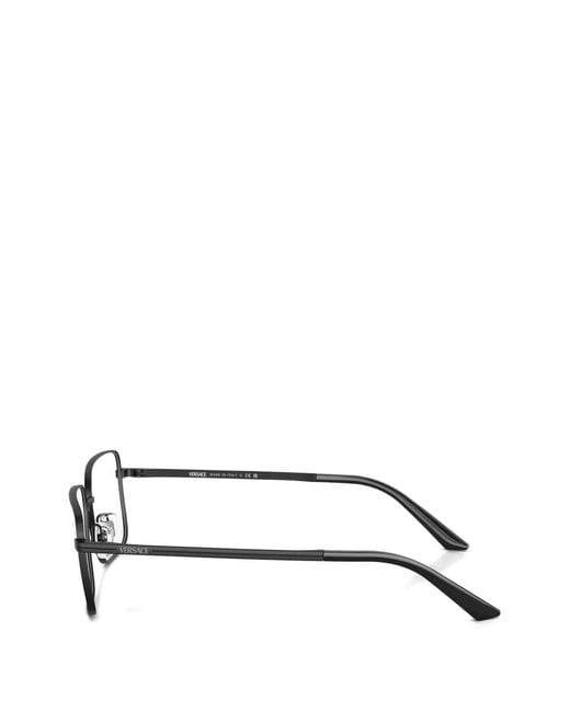 Versace White Rectangle-Frame Glasses for men