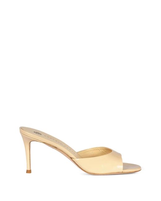 Roberto Festa Natural Boa Round-Toe Sandals