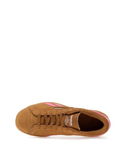 Reebok Brown Club C Suede Sneakers for men