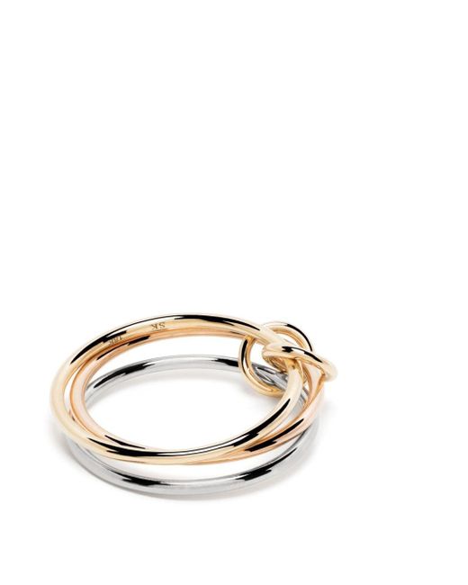 Spinelli Kilcollin Metallic 18kt Yellow Rose-gold And Sterling-silver Cyllene Ring