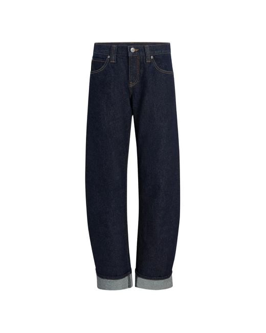 Khaite Blue Karo Straight-Leg Jeans