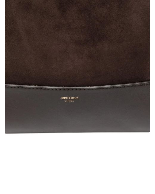 Bolso de hombro Diamond mediano Jimmy Choo de color Brown
