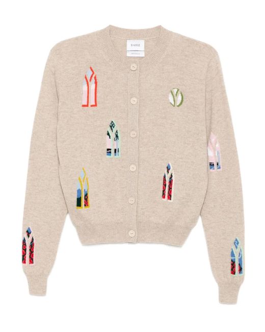 Barrie Natural Window Landscape Cardigan