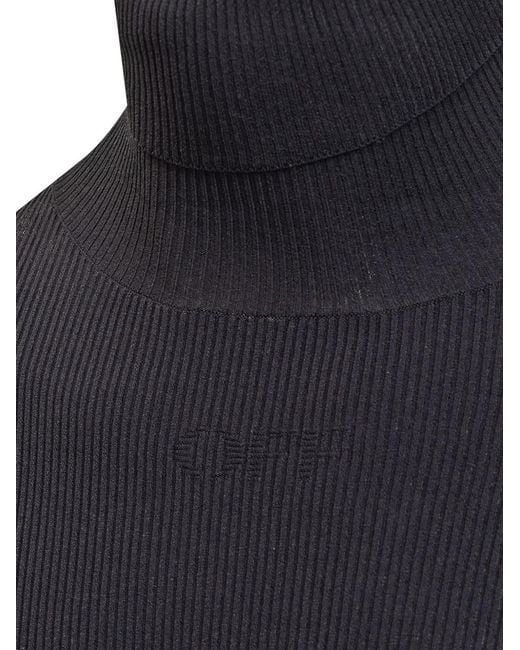 Off-White c/o Virgil Abloh Blue Dolcevita Turtleneck for men