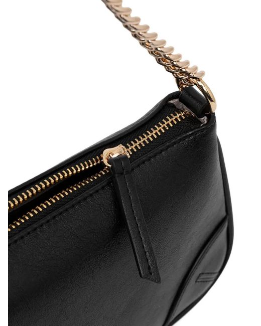 Twinset Black Chain-Strap Shoulder Bag