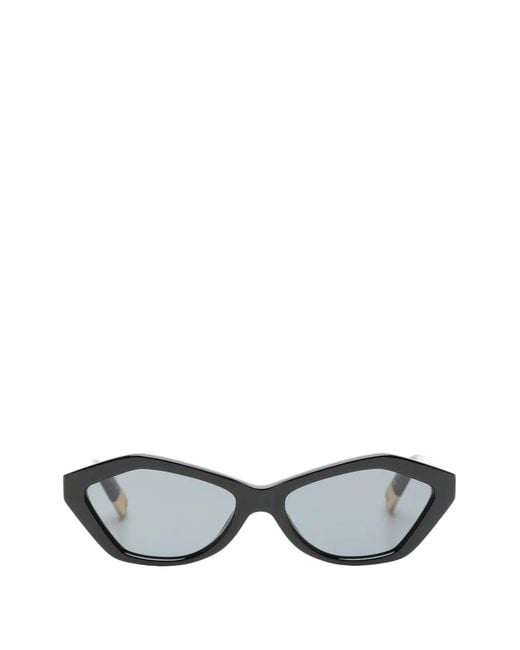 Jacquemus Gray Geometric-Frame Sunglasses