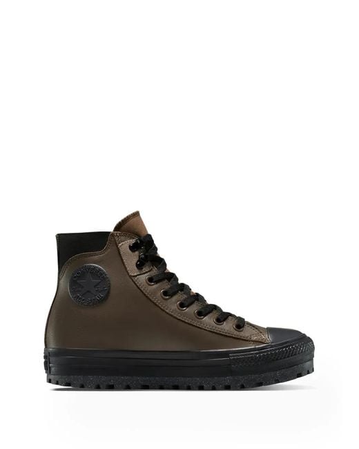 Converse Black Chuck Taylor All Star City Trek High-Top Sneakers for men