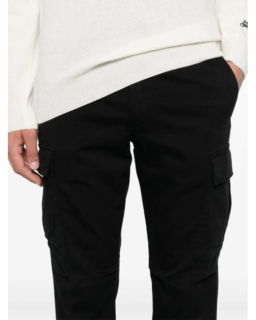 Polo Ralph Lauren Black Tapered Cargo Trousers for men