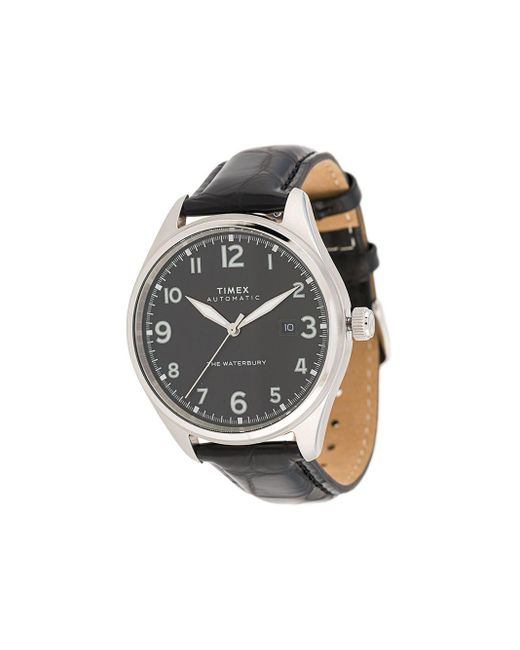 Timex Black Waterbury Traditional Automatic 42mm Watch