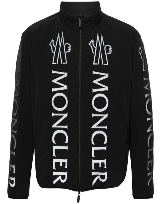 Veste matelassée Ponset à logo imprimé Moncler pour homme en coloris Black