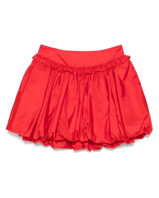 Simone Rocha Gathered-Detail Mini Skirt