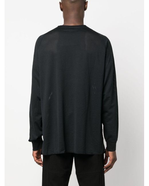 Camisa con logo en relieve Givenchy de hombre de color Black