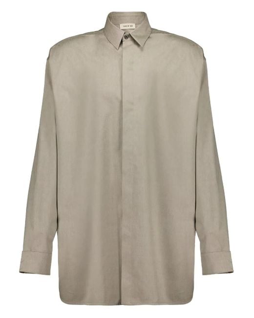 Fear Of God Natural Oxford Vented Shirt for men