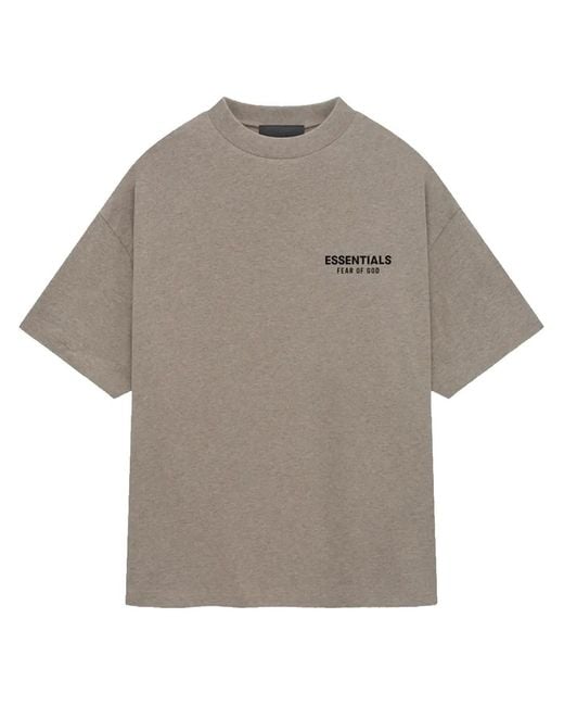 Fear Of God Gray Jersey Crew-Neck T-Shirt