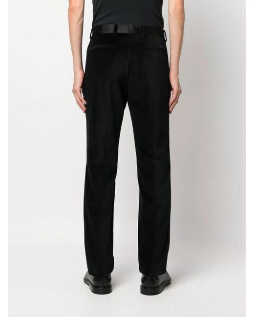Philipp Plein Black Four-Pocket Tailored Trousers for men